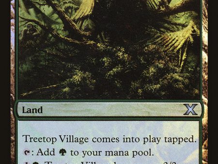 Treetop Village (Premium Foil) [Tenth Edition] Supply