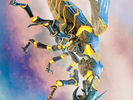 Zabaz, the Glimmerwasp Art Card (Gold-Stamped Signature) [Modern Horizons 2 Art Series] For Cheap