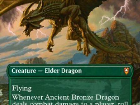 Ancient Bronze Dragon (Borderless Alternate Art) [Commander Legends: Battle for Baldur s Gate] Online now