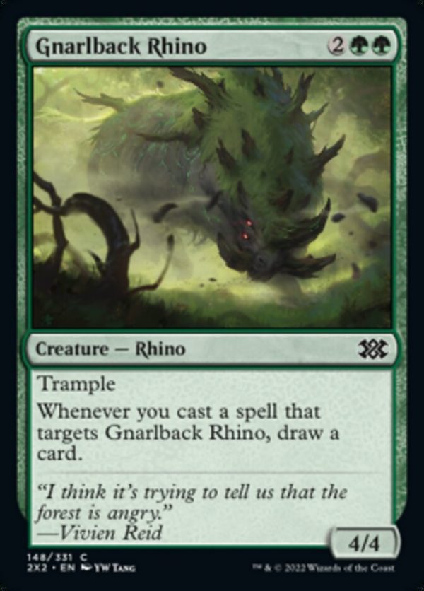 Gnarlback Rhino [Double Masters 2022] Discount