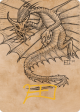 Ancient Gold Dragon Art Card (44) (Gold-Stamped Signature) [Commander Legends: Battle for Baldur s Gate Art Series] Online Sale