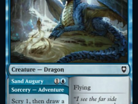 Young Blue Dragon    Sand Augury [Commander Legends: Battle for Baldur s Gate] Sale