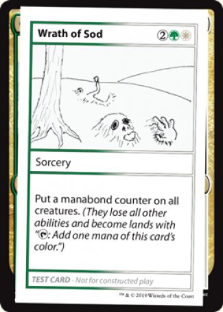 Wrath of Sod (2021 Edition) [Mystery Booster Playtest Cards] For Discount