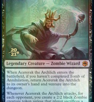 Acererak the Archlich [Dungeons & Dragons: Adventures in the Forgotten Realms Prerelease Promos] For Sale