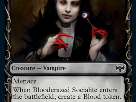 Bloodcrazed Socialite (Showcase Fang Frame) [Innistrad: Crimson Vow] For Discount