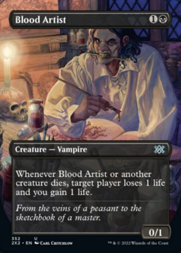 Blood Artist (Borderless Alternate Art) [Double Masters 2022] Online