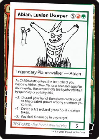 Abian, Luvion Usurper (2021 Edition) [Mystery Booster Playtest Cards] Sale