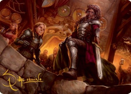 Veteran Dungeoneer Art Card (Gold-Stamped Signature) [Dungeons & Dragons: Adventures in the Forgotten Realms Art Series] Supply