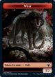 Wolf (011)    Treasure Double-Sided Token [Innistrad: Crimson Vow Tokens] Hot on Sale