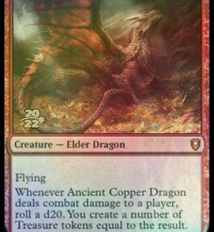 Ancient Copper Dragon [Commander Legends: Battle for Baldur s Gate Prerelease Promos] Cheap