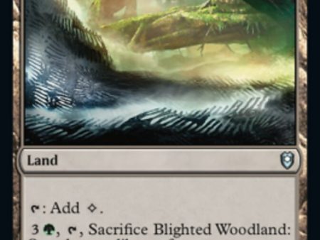 Blighted Woodland [Commander Legends: Battle for Baldur s Gate] Online Sale