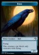 Zombie (005)    Bird Double-Sided Token [Innistrad: Midnight Hunt Tokens] Discount