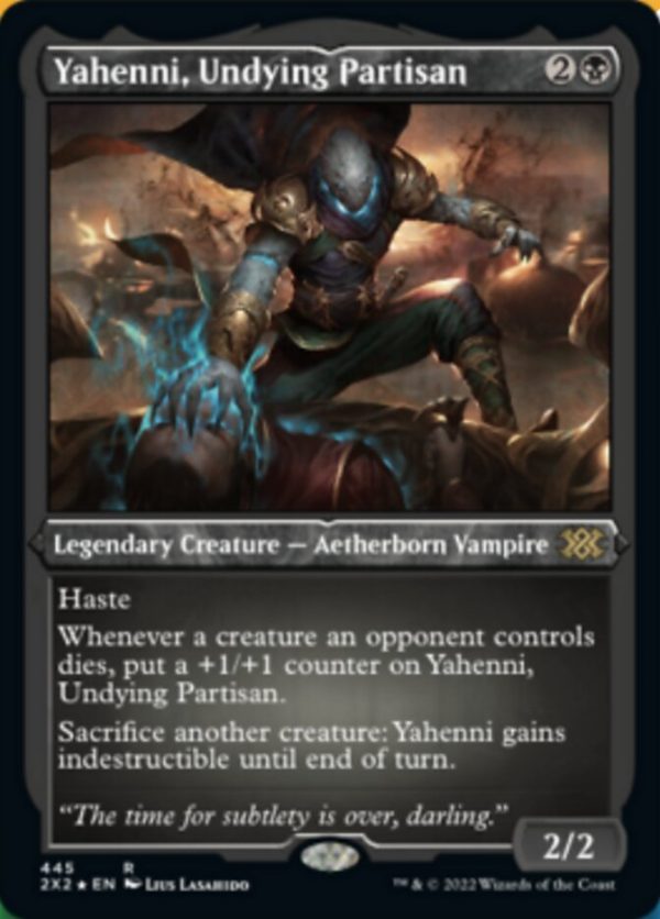 Yahenni, Undying Partisan (Foil Etched) [Double Masters 2022] on Sale