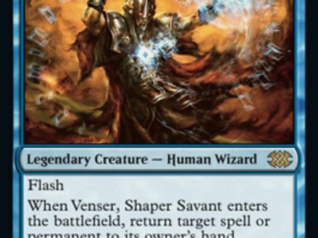 Venser, Shaper Savant [Double Masters 2022] Discount