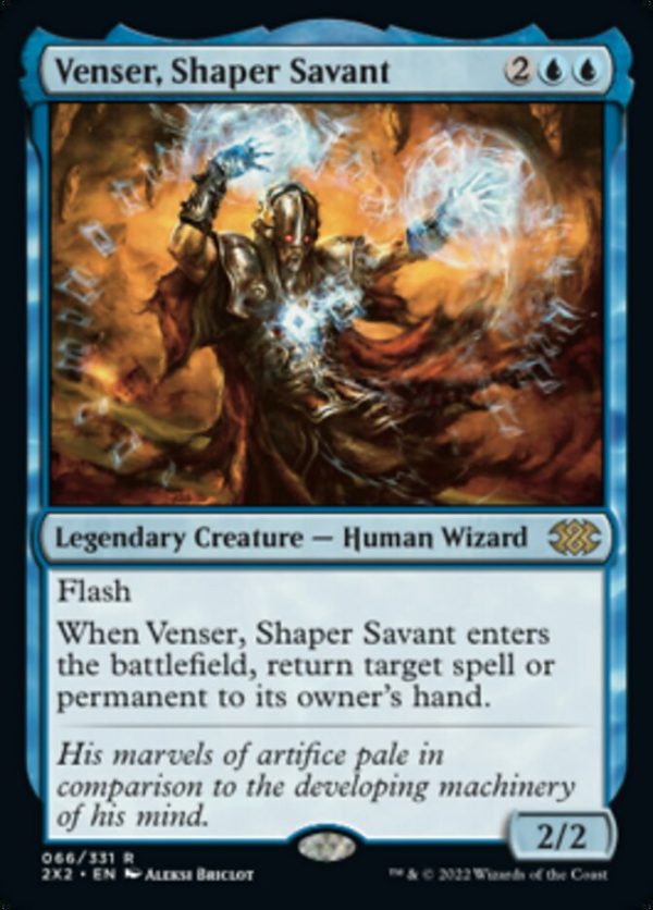 Venser, Shaper Savant [Double Masters 2022] Discount