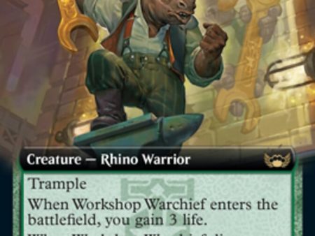 Workshop Warchief (Extended Art) [Streets of New Capenna] Online Sale