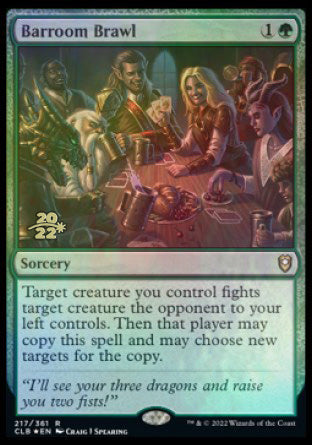 Barroom Brawl [Commander Legends: Battle for Baldur s Gate Prerelease Promos] Hot on Sale