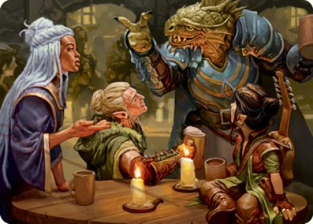 You Meet in a Tavern Art Card [Dungeons & Dragons: Adventures in the Forgotten Realms Art Series] on Sale