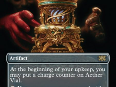 Aether Vial (Borderless Alternate Art) [Double Masters 2022] Sale