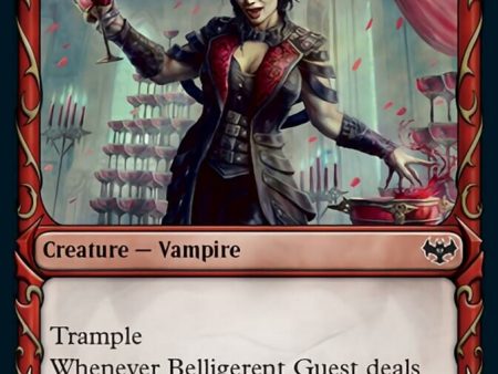 Belligerent Guest (Showcase Fang Frame) [Innistrad: Crimson Vow] Supply