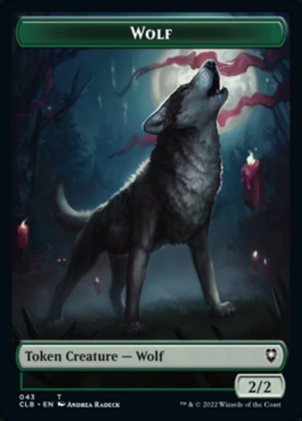 Wolf    Insect Double-Sided Token [Commander Legends: Battle for Baldur s Gate Tokens] For Cheap