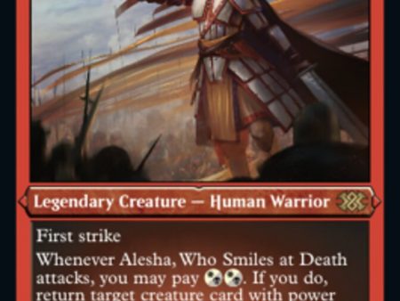 Alesha, Who Smiles at Death (Foil Etched) [Double Masters 2022] Hot on Sale