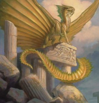 Ancient Gold Dragon Art Card (05) [Commander Legends: Battle for Baldur s Gate Art Series] Discount