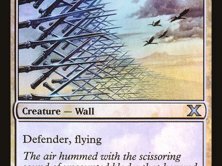 Wall of Swords (Premium Foil) [Tenth Edition] For Sale