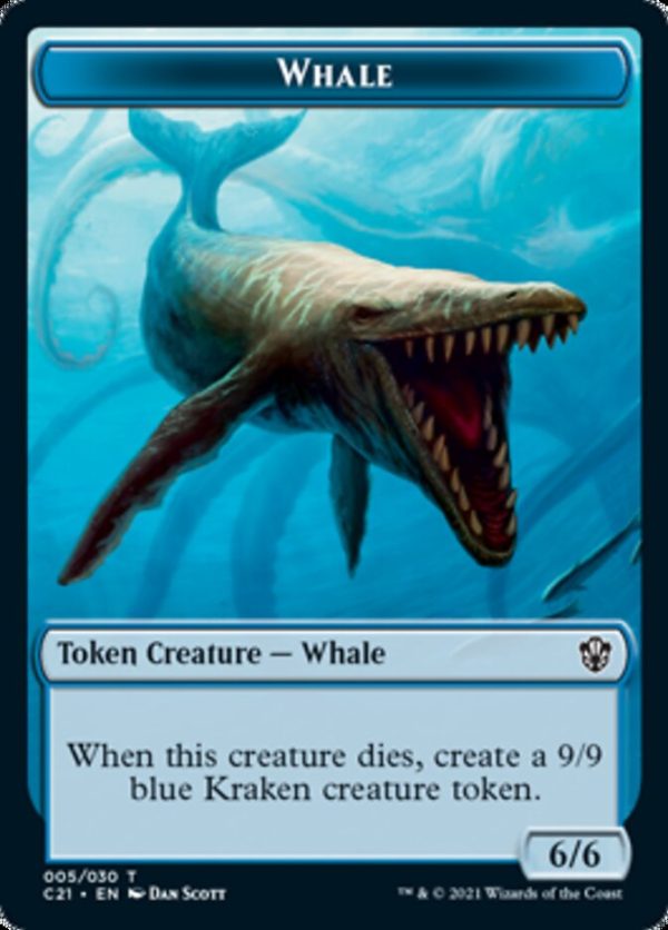 Beast (010)    Whale Double-Sided Token [Commander 2021 Tokens] Online now