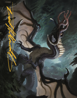 Brainstealer Dragon Art Card (Gold-Stamped Signature) [Commander Legends: Battle for Baldur s Gate Art Series] Online