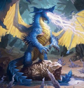 Blue Dragon Art Card [Dungeons & Dragons: Adventures in the Forgotten Realms Art Series] on Sale