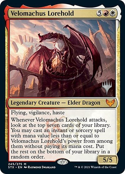 Velomachus Lorehold (Promo Pack) [Strixhaven: School of Mages Promos] Hot on Sale