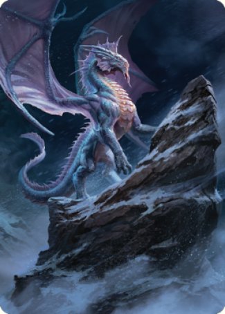 Ancient Silver Dragon Art Card (06) [Commander Legends: Battle for Baldur s Gate Art Series] Supply