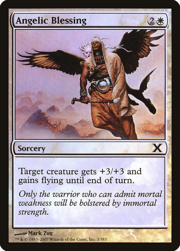 Angelic Blessing (Premium Foil) [Tenth Edition] Supply