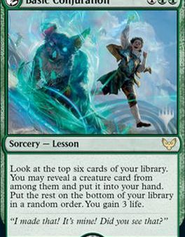 Basic Conjuration (Promo Pack) [Strixhaven: School of Mages Promos] on Sale