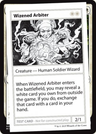 Wizened Arbiter (2021 Edition) [Mystery Booster Playtest Cards] For Discount