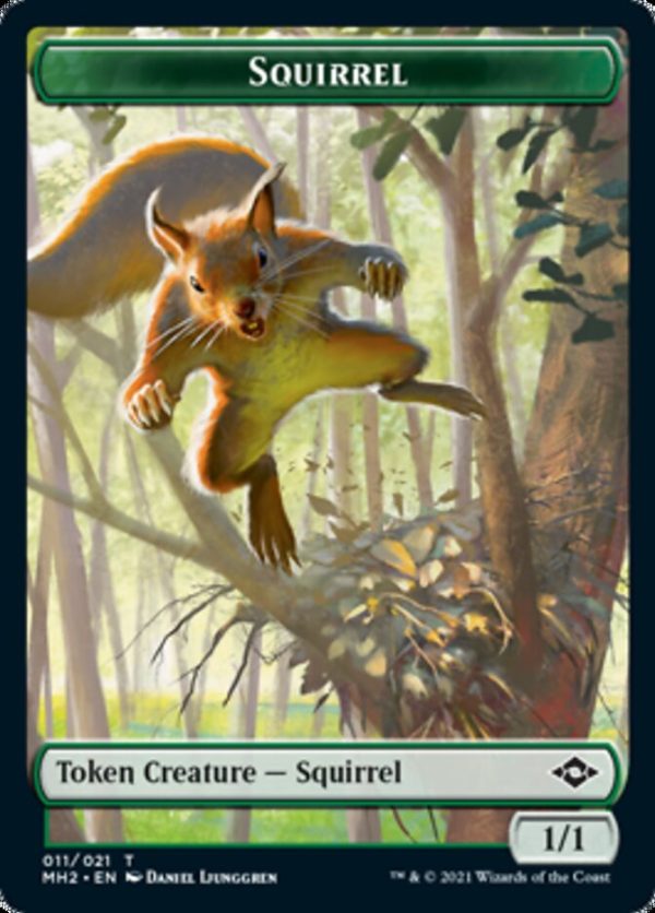 Beast    Squirrel Double-Sided Token [Modern Horizons 2 Tokens] Fashion