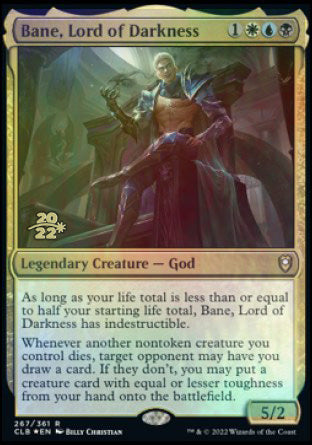 Bane, Lord of Darkness [Commander Legends: Battle for Baldur s Gate Prerelease Promos] Online Hot Sale