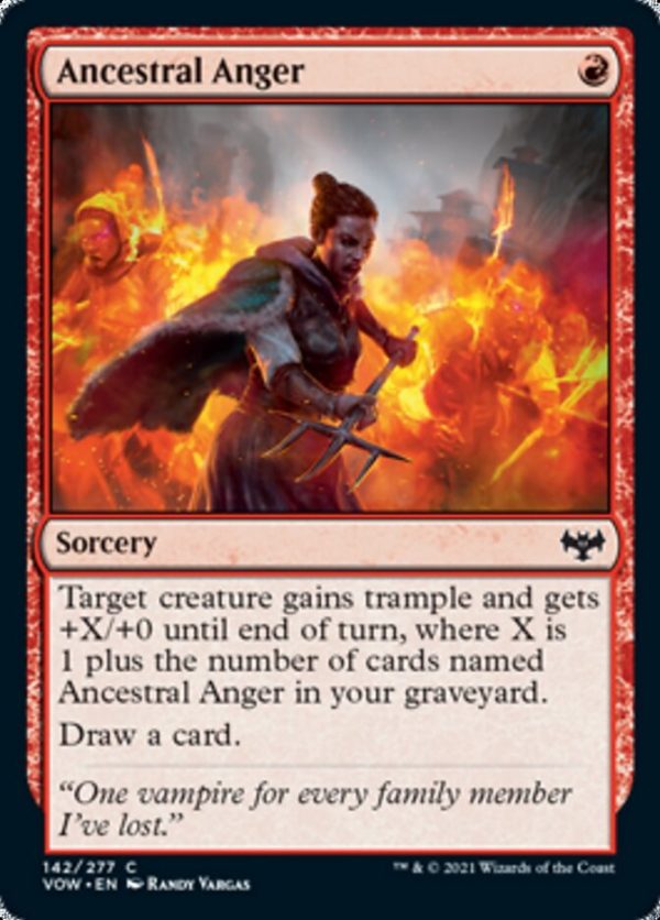 Ancestral Anger [Innistrad: Crimson Vow] Online