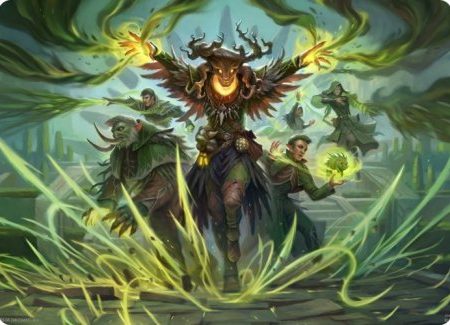 Witherbloom Command Art Card [Strixhaven: School of Mages Art Series] For Cheap