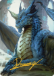 Young Blue Dragon Art Card (Gold-Stamped Signature) [Commander Legends: Battle for Baldur s Gate Art Series] Discount