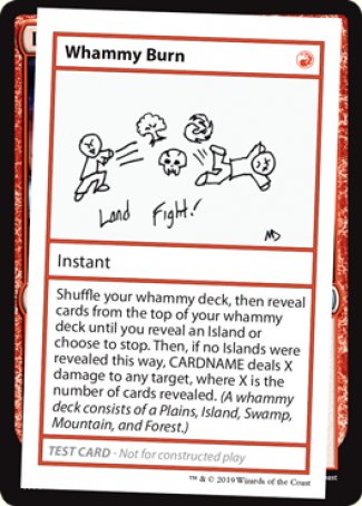 Whammy Burn (2021 Edition) [Mystery Booster Playtest Cards] Online now