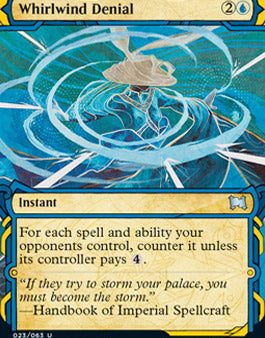 Whirlwind Denial (Foil Etched) [Strixhaven: School of Mages Mystical Archive] Online now