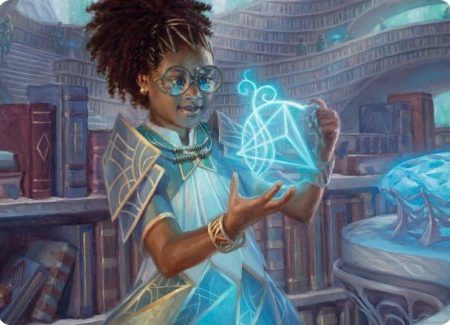 Zimone, Quandrix Prodigy Art Card [Strixhaven: School of Mages Art Series] Sale