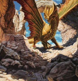 Ancient Brass Dragon Art Card (02) [Commander Legends: Battle for Baldur s Gate Art Series] Online now