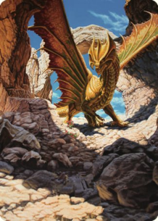 Ancient Brass Dragon Art Card (02) [Commander Legends: Battle for Baldur s Gate Art Series] Online now