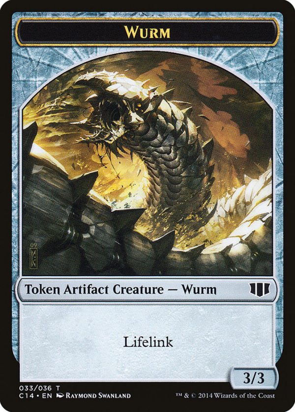 Wurm (033 036)    Goat Double-Sided Token [Commander 2014 Tokens] on Sale