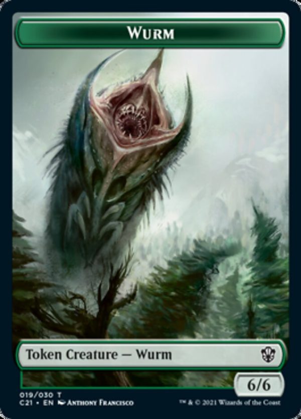 Wurm    Kraken Double-Sided Token [Commander 2021 Tokens] For Sale