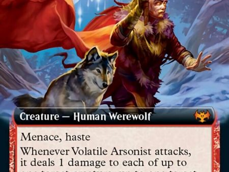 Volatile Arsonist    Dire-Strain Anarchist (Extended Art) [Innistrad: Crimson Vow] For Cheap