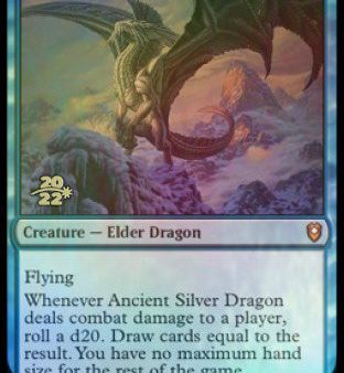 Ancient Silver Dragon [Commander Legends: Battle for Baldur s Gate Prerelease Promos] For Discount